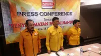 Dewan Pertimbangan Presiden, Wiranto, mundur sebagai Ketua Dewan Pembina Hanura. (Liputan6.com/Putu Merta Surya Putra)