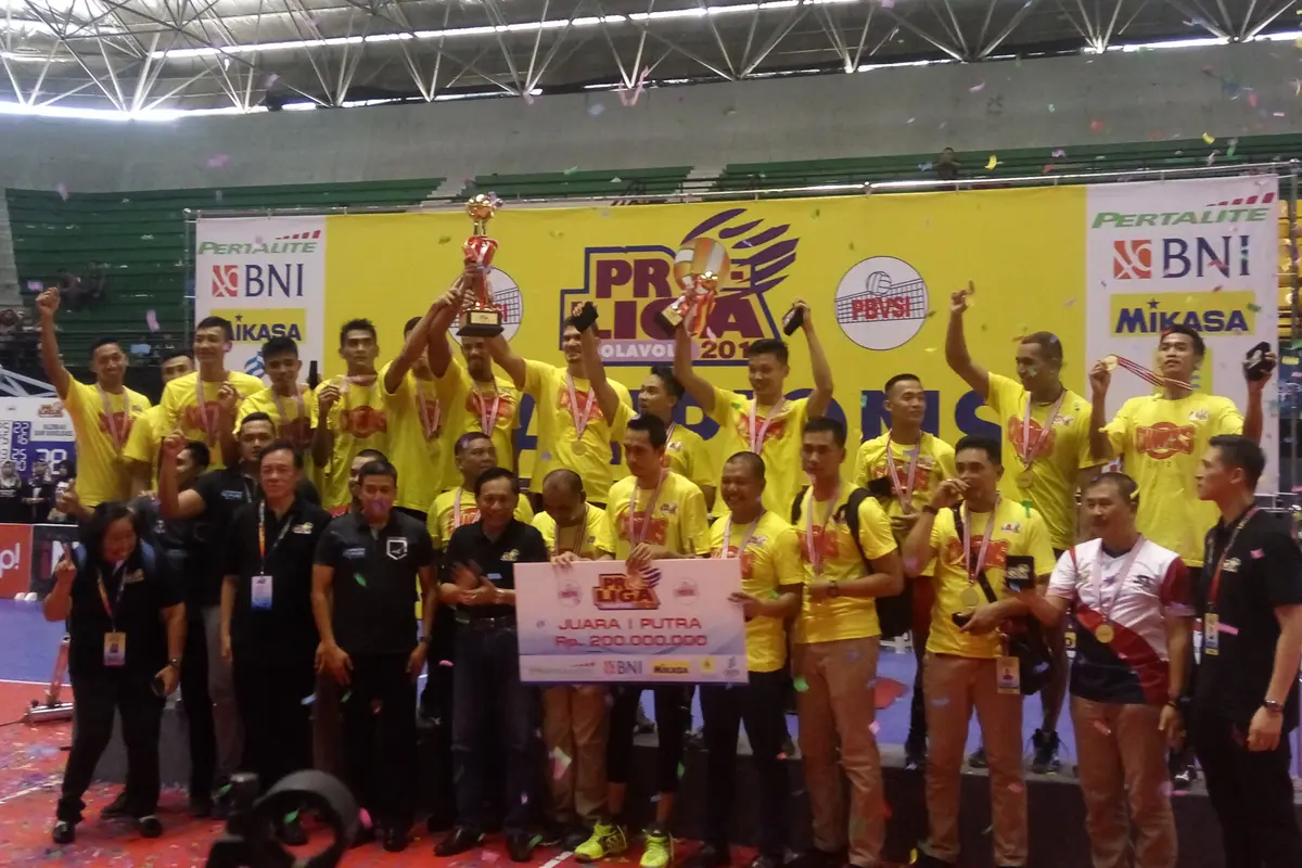 Surabaya Bhayangkara Samator juara Proliga 2018