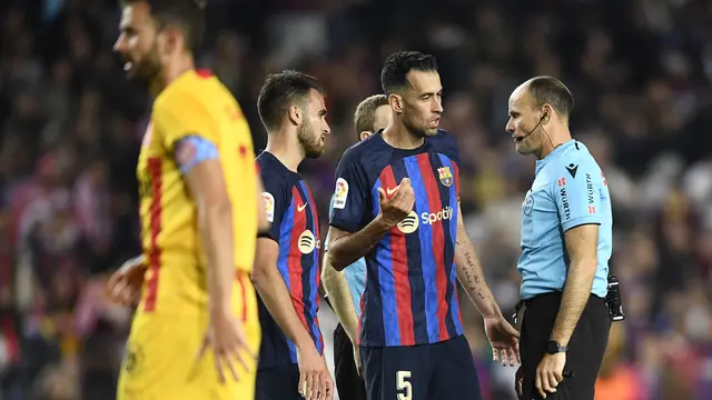 Gelandang Barcelona, Sergio Busquets.