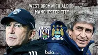 West Bromwich Albion vs Manchester City (Bola.com/samsul hadi)