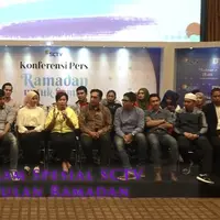 Ibu Harsiwi Achmad selaku Direktur Program dan Produksi SCTV menjelaskan program-program unggulan SCTV yang akan ditayangkan di bulan Ramadan.