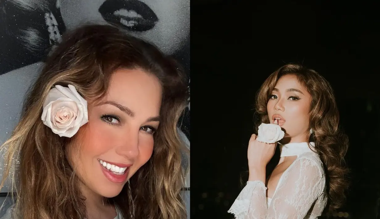 Penampilan Marion Jola kembali tuai pujian dalam foto yang diunggah di media sosial [@lalamarionmj @thalia]