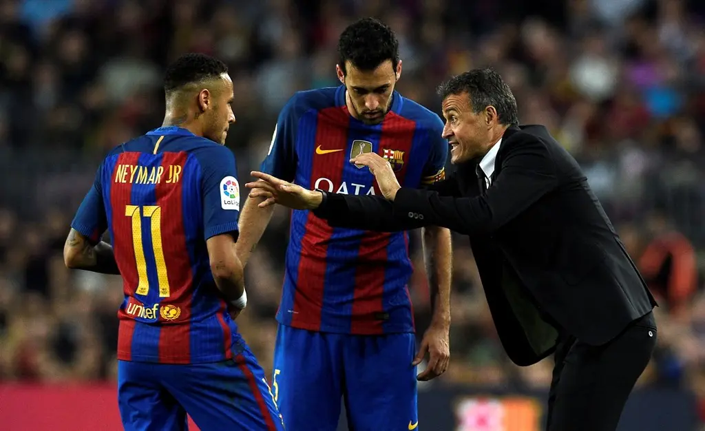 Barcelona kerap kehilangan poin dalam beberapa laga La Liga. (AFP/Lluis Gene)