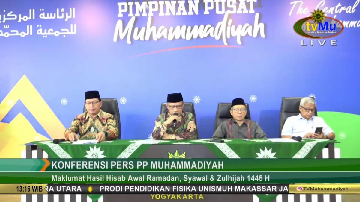 Muhammadiyah Tetapkan 1 Ramadhan 1445 H Jatuh pada 11 Maret 2024, Idul