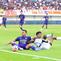 Persija Jakarta sukses mengungguli tuan rumah Persita Tangerang pada babak pertama pekan ke-19 Super League 2025/2026 di Stadion Indomilk Arena, Jumat (30/1/2026) sore WIB. Kapten Persita Muhammad Toha berduel dengan pemain muda Persija, Aditya Warman. (Bola.com/M Iqbal Ichsan)