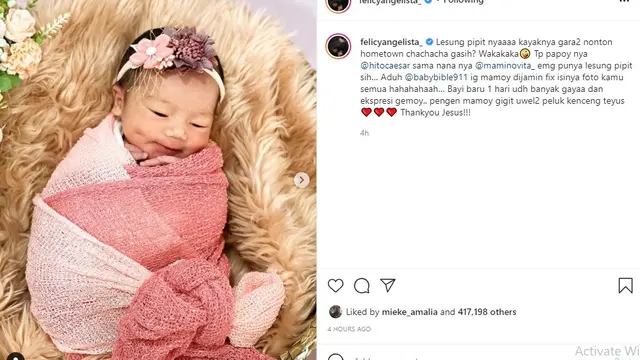 Felicya Angelista - Immanuel Caesar Hito (Foto: Instagram/@felicyangelista_)