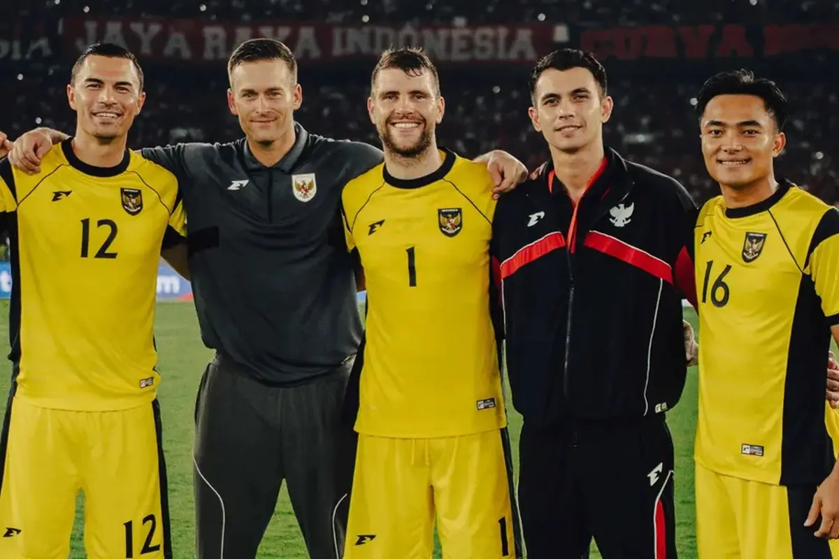 Pelatih kiper Timnas Indonesia, Sjoerd Woudenberg.