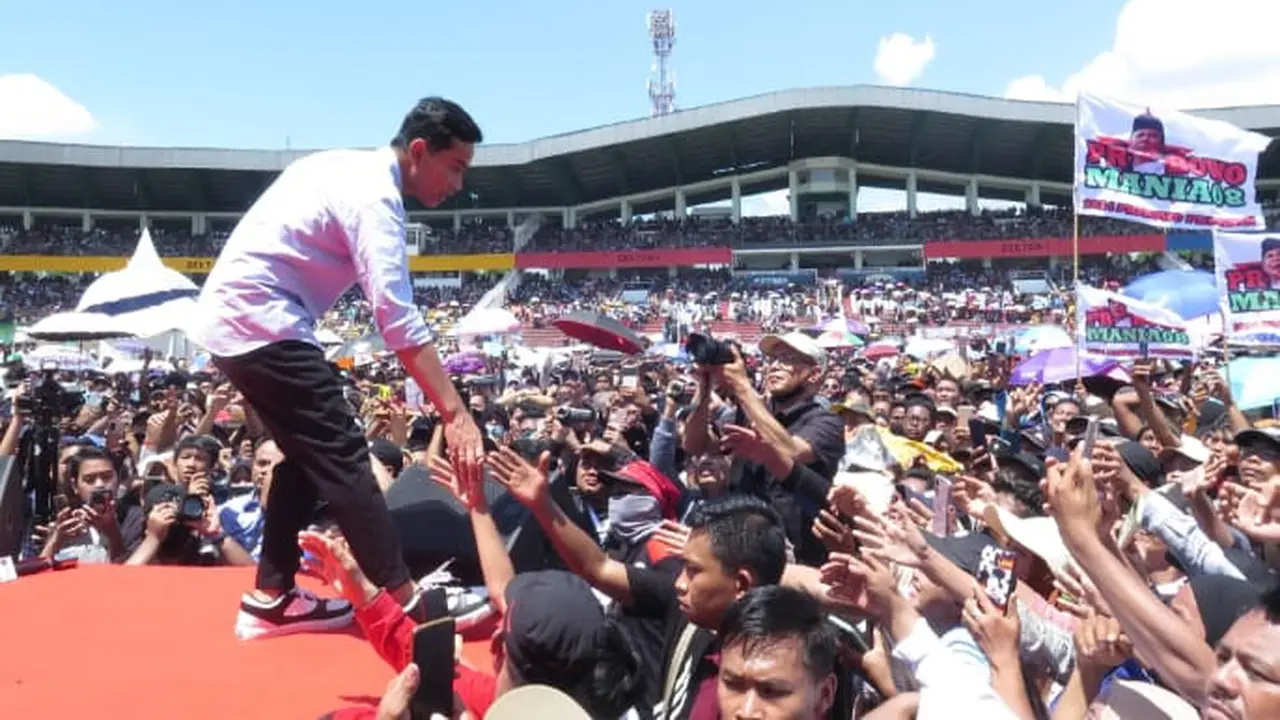 Gibran saat kampanye di Sidoarjo. (Istimewa)