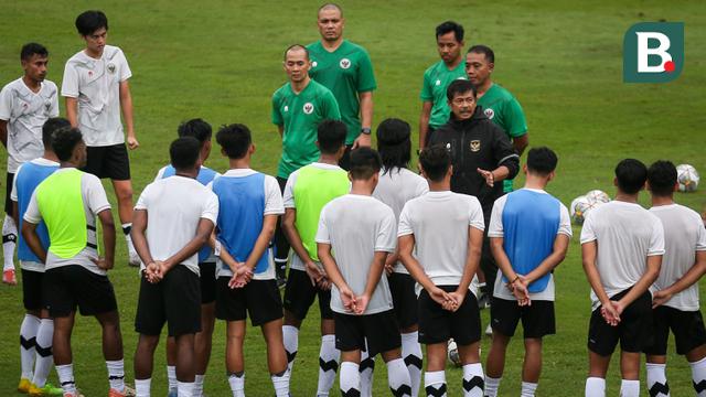 Latihan Timnas Indonesia U-22 untuk SEA Games 2023