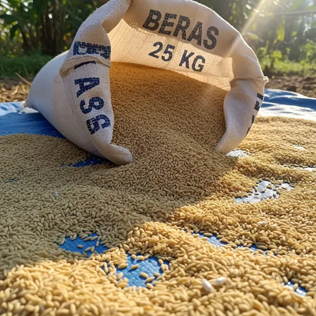 Cara Efektif Menyimpan Beras 25 Kg Agar Tidak Berkutu (Image by Gemini AI)