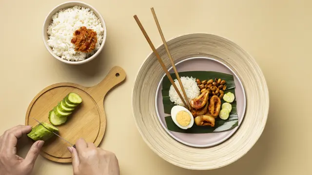 Ilustrasi Menu Sahur Simpel