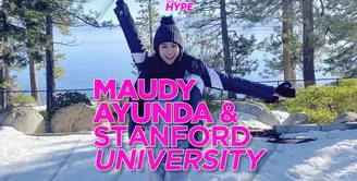 Maudy Ayunda di Stanford University