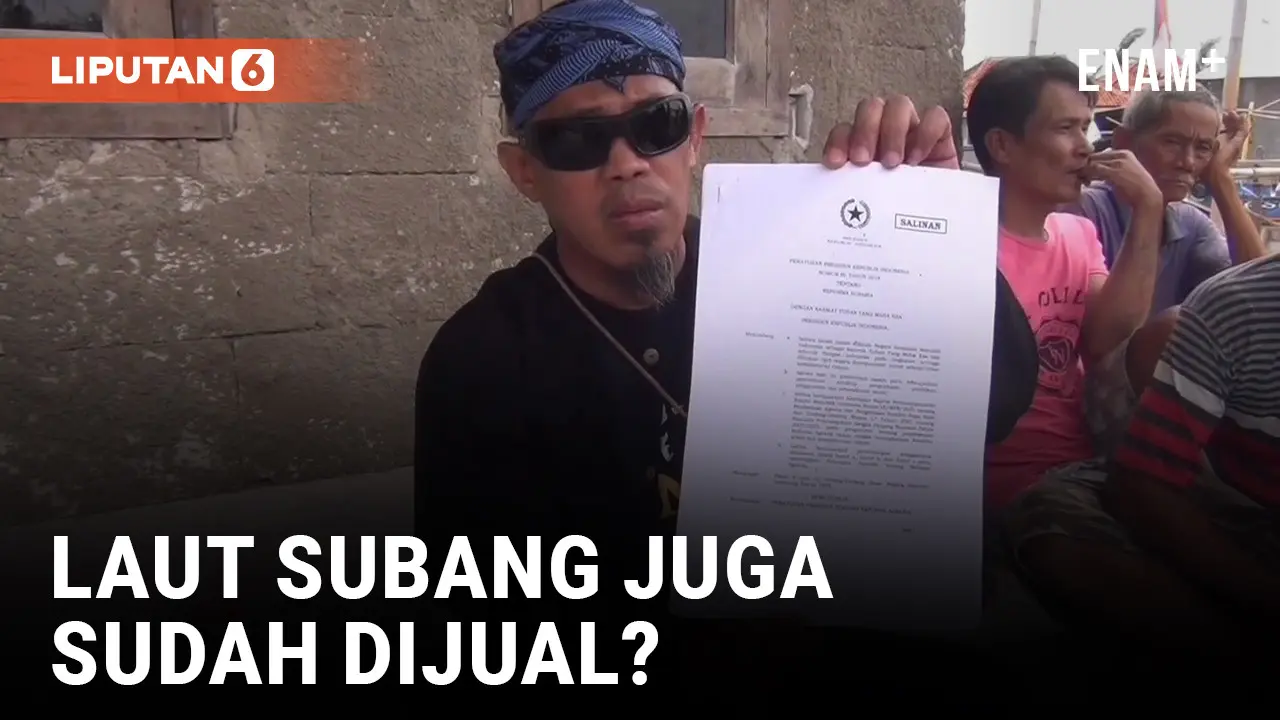 Lagi! Sertifikat Tanah di Laut Muncul di Subang