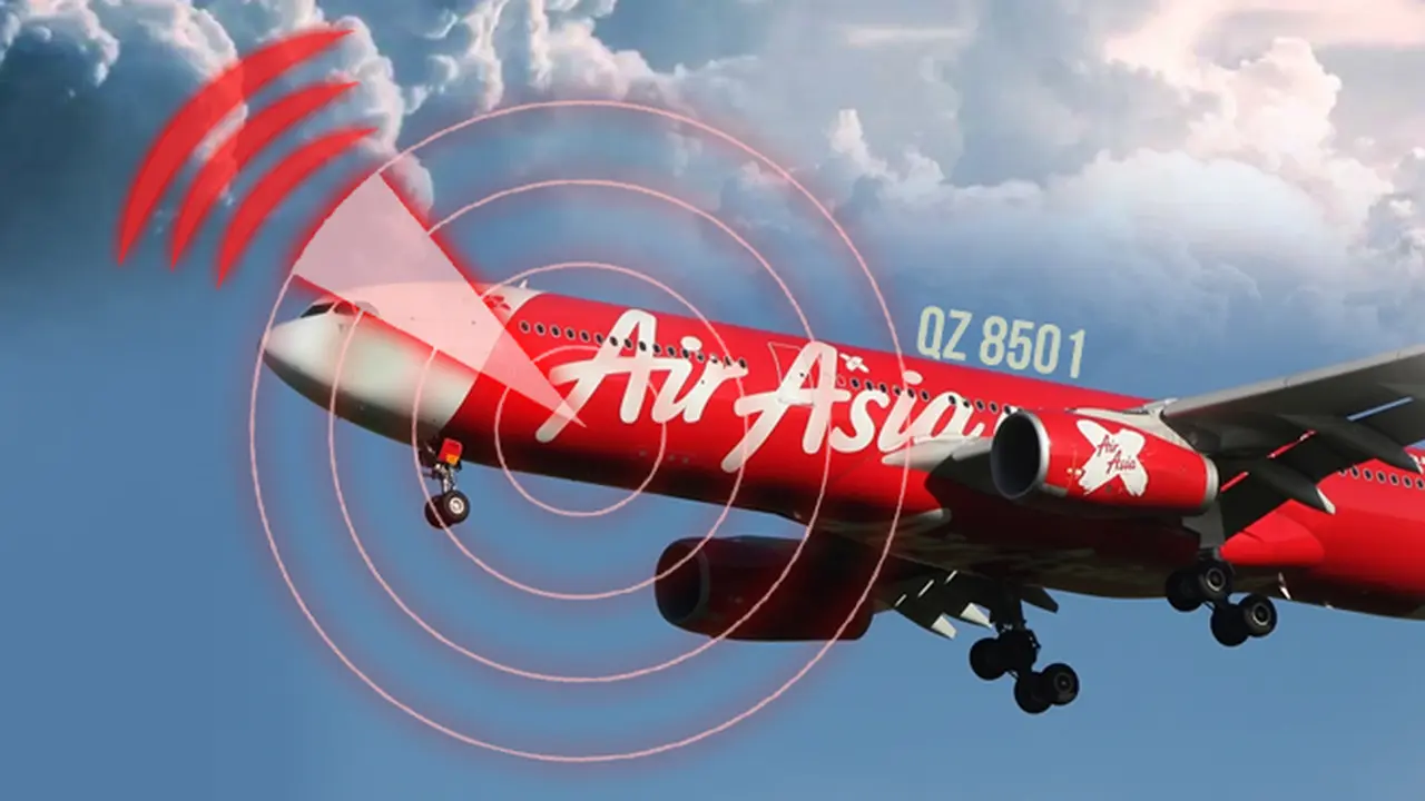 Ilustrasi Pesawat AirAsia hilang (3) 
