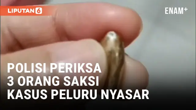 VIDEO: Satreskrim Polres Metro Jakbar Periksa 3 Orang Saksi Terkait Peluru Nyasar