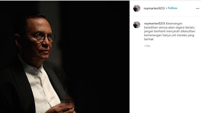 7 Pesan Bijak Roy Marten, Sempat Viral di Media Sosial