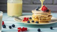Kreasi sarapan dengan susu kental manis. (Shutterstock)