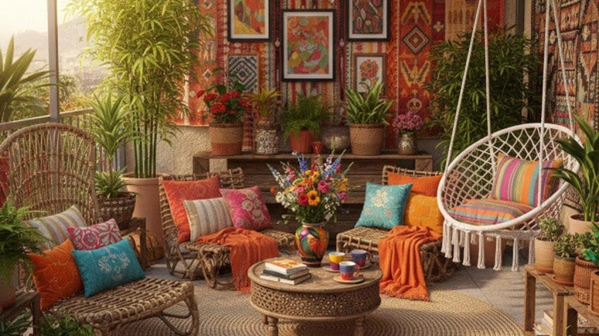 7 Ide Teras Rumah Kecil dengan Kursi Santai dan Tanaman Hias Menyejukkan, Nuansa Natural Menenangkan