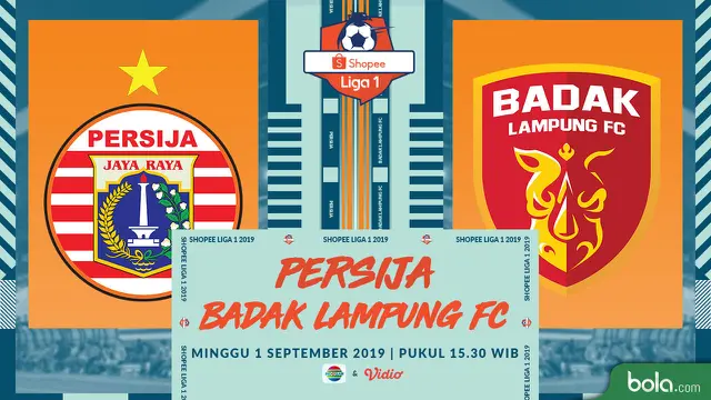 Persija Jakarta Vs Badak Lampung FC