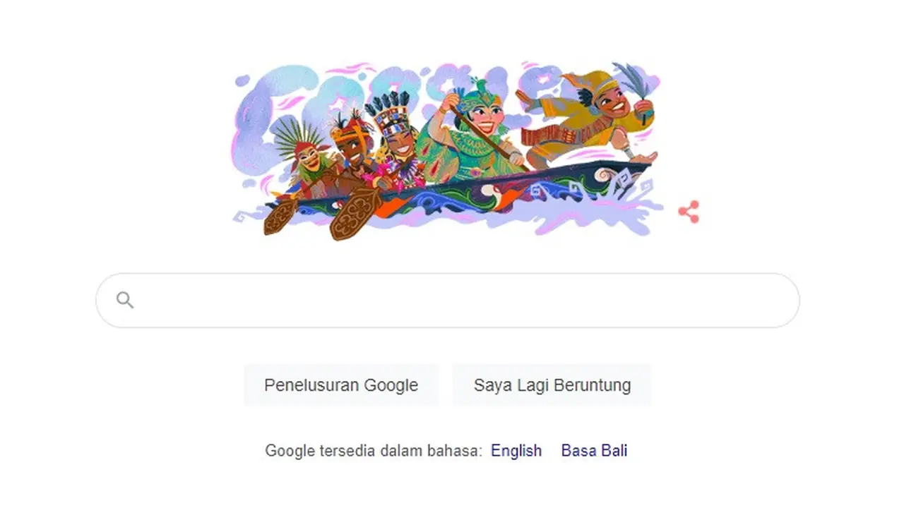 Google Doodle hari ini memperingari Hari Kemerdekaan Republik Indonesia