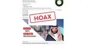Cek Fakta Pangeran Arab Saudi buka pendaftaran haji gratis