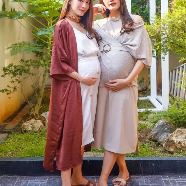 6 Artis Ini Hamil Bareng Sahabat, Mahalini - Aaliyah Massaid Makin Kompak