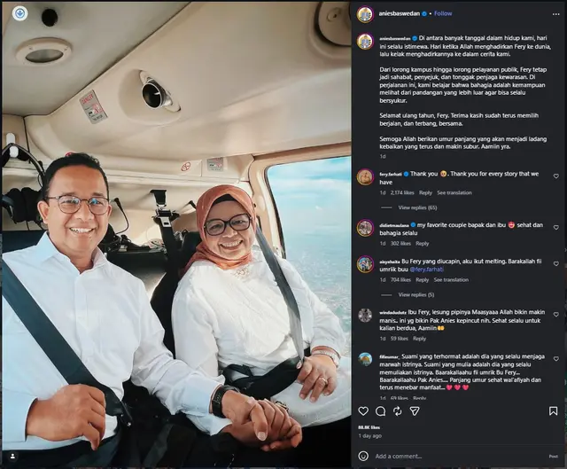 Ucapan Syukur dan Doa Panjang Umur