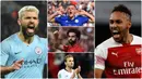 Produktivitas dan ketajaman pemain Premier League musim 2019-2020 menjadi hal yang menarik untuk disimak. Berikut 5 pemain yang berpotensi menyabet gelar top scorer Premier League musim ini. (Kolase foto AFP)