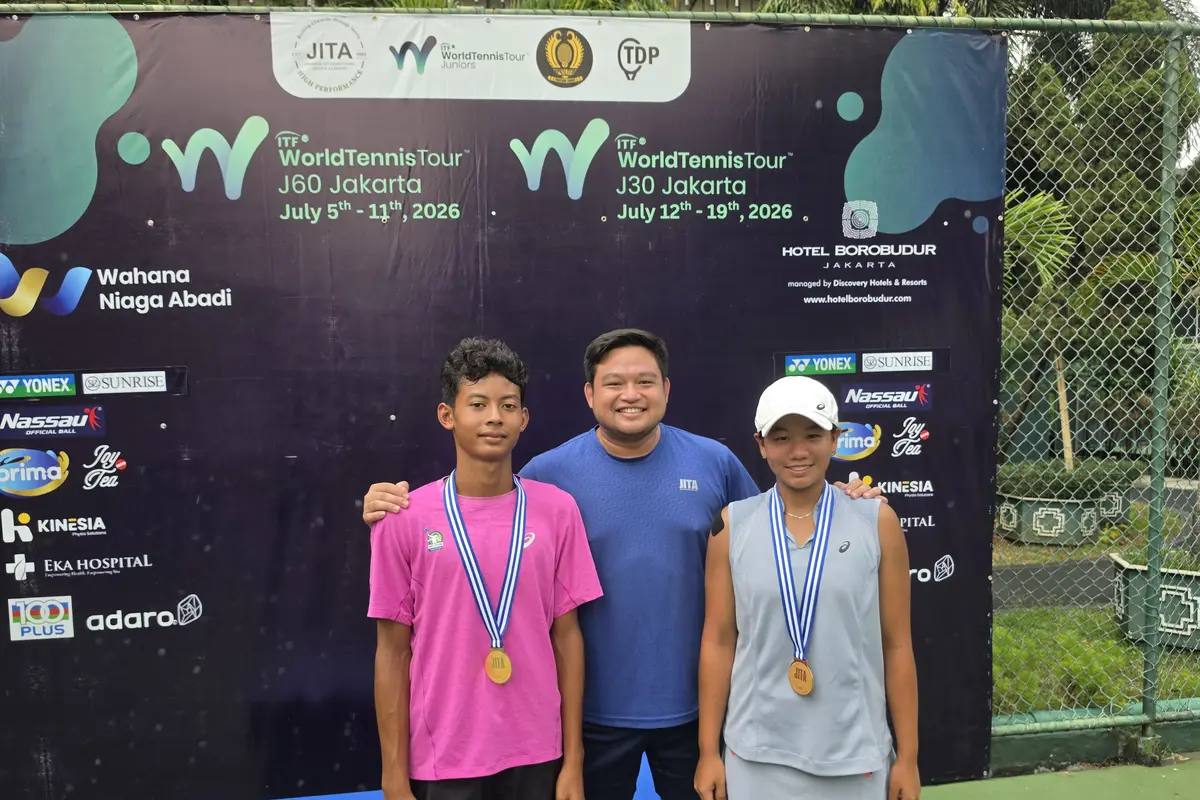 Para juara ITF World Tennis Tour Juniors 2026 J30 Jakarta