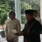 Walikota Tangerang Selatan Airin Rachmi Diany menemui Wapres Jusuf Kalla di Kantor Wapres. (Liputan6.com/ Silvanus Alvin)