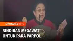 Dalam acara puncak Bulan Bung Karno, Ketua Umum PDI Perjuangan, Megawati Soekarnoputri menyampaikan pidatonya terkait dukungan untuk Ganjar Pranowo pada pilpres 2024. Di sela-sela pidatonya, Megawati pimpinan partai yang belum menentukan dukungan di ...