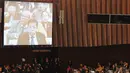 Rapat paripurna MPR yang dimulai pukul 11.00 WIB itu terus dihujani interupsi para anggota DPR, Jakarta, (7/10/14). (Liputan6.com/Andrian M Tunay) 