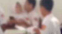 Video sepasang pelajar SMP tengah bercumbu di ruangan kelas yang penuh siswa viral di media sosial. Diduga video tersebut diambil di ruangan kelas salah satu SMP negeri di Baubau, Sulawesi Tenggara saat tidak ada guru. (Liputan6.com/ Ist)