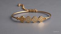 Gelang Geometris Minimalis/AI