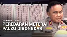Peredaran Meterai Palsu Dibongkar