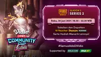 Live Streaming Vidio Community Cup Ladies Season 2 PUBGM Series 2 di Vidio, Rabu 30 Juni 2021. (Sumber : dok. vidio.com)