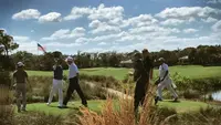 Main Golf, Trump Dikawal Sistem Rudal Avenger
