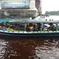 Sebanyak 75 Mapala mengikuti kegiatan susur Sungai Kahayan. Foto: (Rajana K/Liputan6.com)