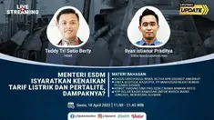 Liputan6 Update Senin, 18 April 2022 pukul 11.00 WIB menyajikan laporan dari segala penjuru dengan tema Menteri ESDM Isyaratkan Kenaikan Tarif Listrik dan Pertalite, Dampaknya?
