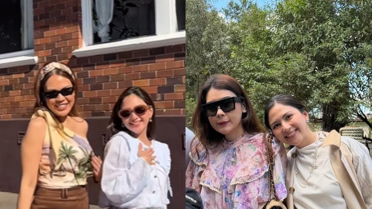Ipar Rasa Bestie, Tampilan Fashionable Jessica Mila dengan Kedua Kakak Iparnya Saat Liburan ke Australia