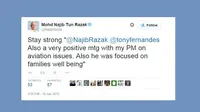 PM Malaysia: Stay Strong AirAsia