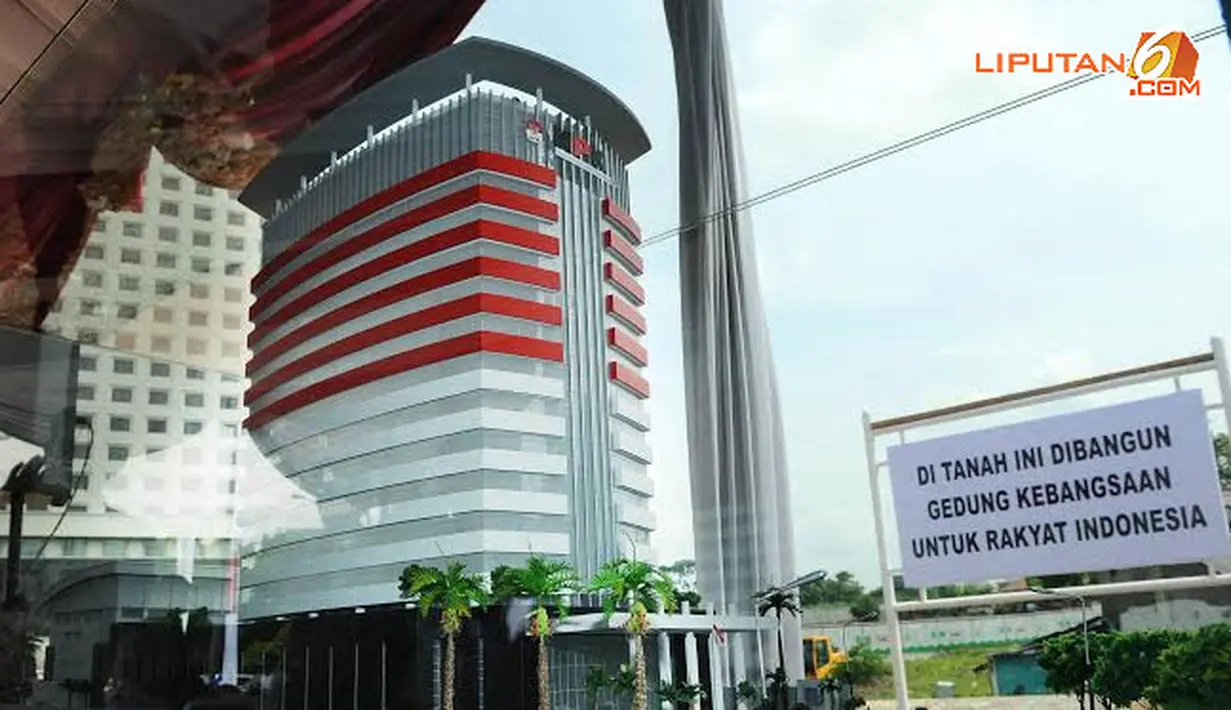 Lahan seluas 8.381 meter persegi itu akan dibangun bangunan seluas 35.350 meter persegi. Parkir gedung bisa menampung 280 kendaraan dan juga ada 70 ruang pemeriksaan. (Liputan6.com/Herman Zakharia)