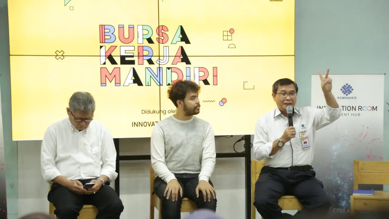 Sejumlah Perusahaan Startup Ramaikan Bursa Kerja Mandiri di Kemnaker