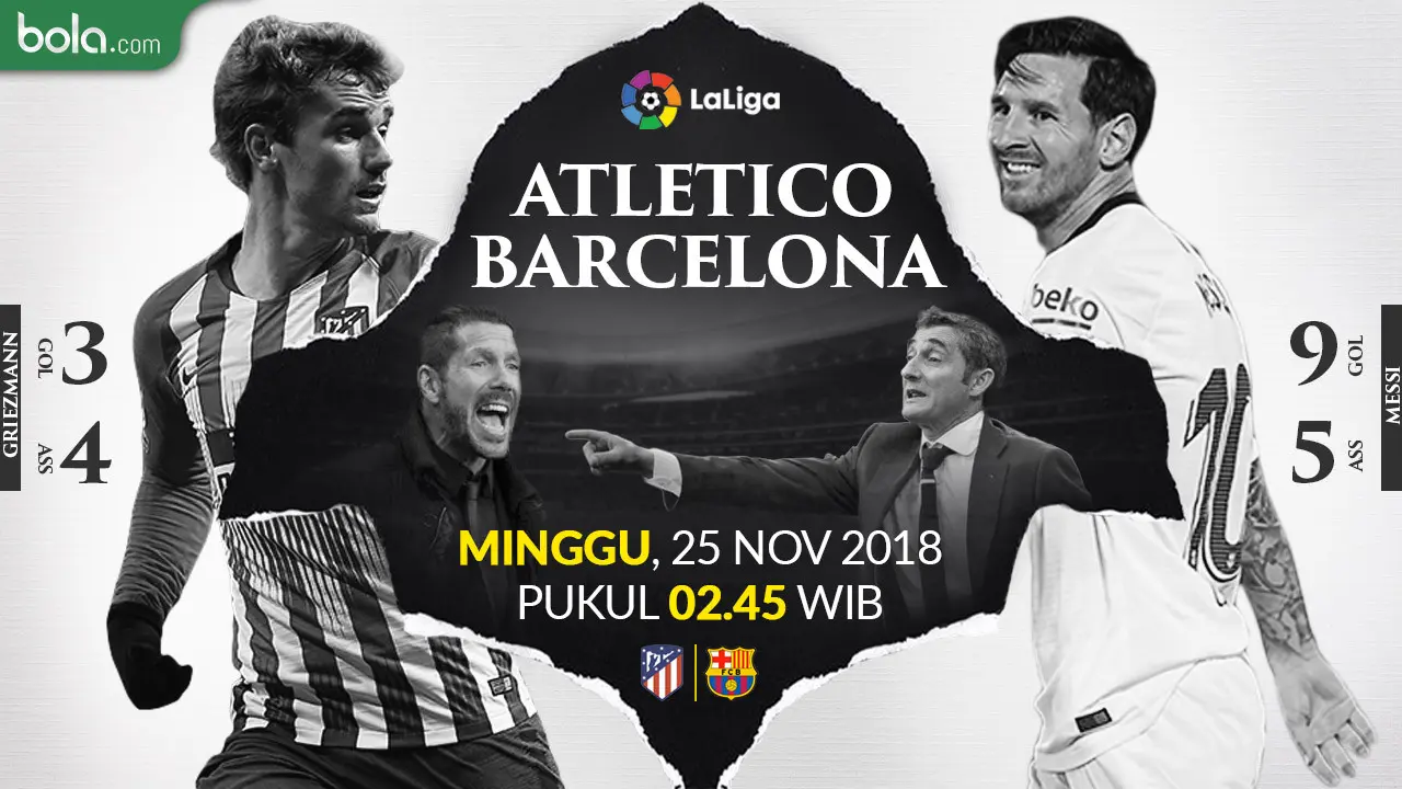 Atletico Madrid Vs Barcelona