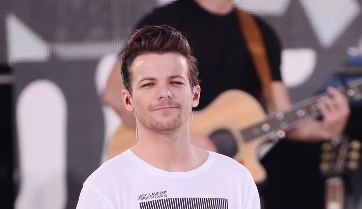 Sekitar Juli 2015 lalu, Briana dikabarkan hamil anak Louis Tomlinson. Keduanya lalu diketahui dekat namun belum berpacaran.(AFP/ STEPHEN LOVEKIN / GETTY IMAGES NORTH AMERICA)