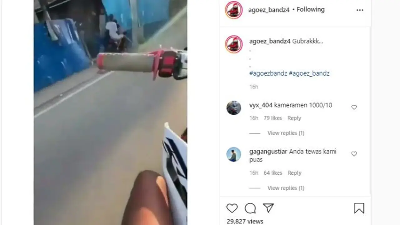 Akhir Cerita Pemotor Ini Bikin Bahagia Netizen (Ist)