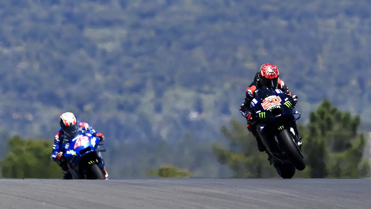 FOTO: Juara MotoGP Portugal, Fabio Quartararo Puncaki Klasemen Sementara
