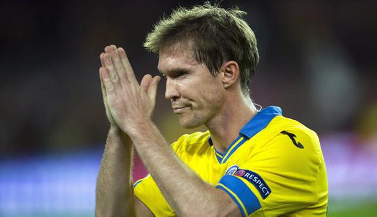 Aleksandr Hleb - Performa memukau pemain andalan Arsene Wenger di Arsenal ini membuat Barcelona mengangkutnya pada musim panas 2008. (EPA/Alejandro Garcia)