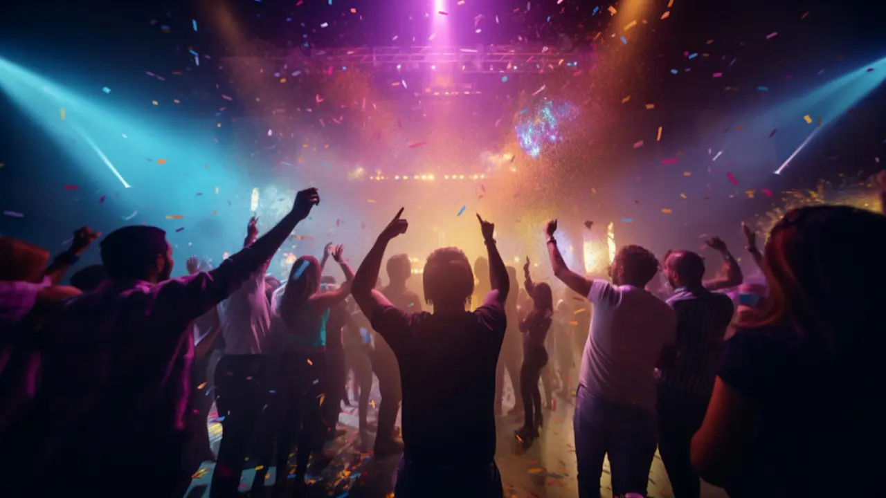 Ilustrasi pesta, party