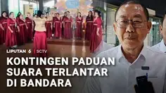 Kontingen Paduan Suara Telantar di Bandara